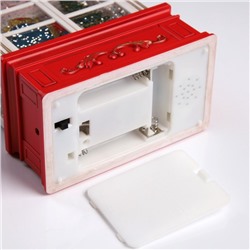 УЦЕНКА Фигура светодиодная «Дед Мороз в арке», 13.5×22×7.8 см, пластик, батарейки ААх3 (не в комплекте), USB, свечение тёплое белое