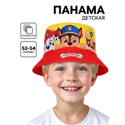 Панама детская, размер 52-54 Щенячий патруль