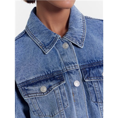 ЖАКЕТ ЖЕНСКИЙ ДЖИНСОВЫЙ 2024-DJW401-1