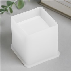 Молд силиконовый «Подсвечник квадратный» 5.7×5.7×6.2 см