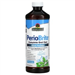 Nature's Answer, PerioBrite, натуральная жидкость для полоскания рта, зимняя мята, 480 мл (16 жидких унций)