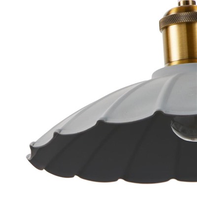 Светильник BayerLux 2034849/1 E27 40 Вт серый-медь 25×25×10 см