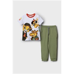 Комплект трикотажный для мальчиков: фуфайка (футболка), брюки PLAYTODAY, 1239805