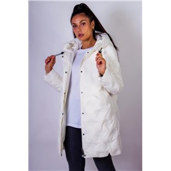 Демисезонная куртка с капюшоном Знаки зодиака, арт.8835 (Белый)