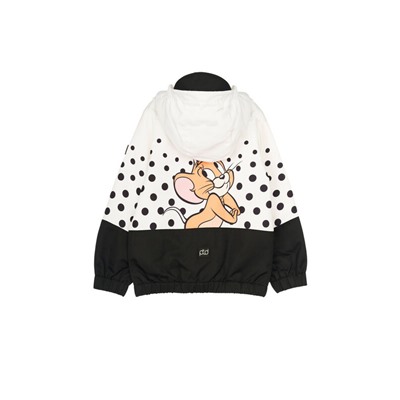 Куртка текстильная с полиуретановым покрытием для девочек (ветровка)