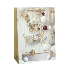 Пакет подарочный 18х24х8,5 / 10114-S /уп 12/720/ микс Новый год