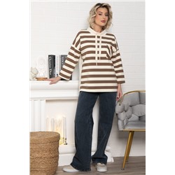 Джемпер Сафира (бежево-коричневый) Б14959-18М