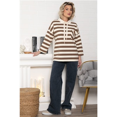 Джемпер Сафира (бежево-коричневый) Б14959-18М