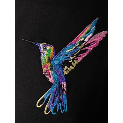 Футболка из тонкого эластичного футера со шнуром внизу