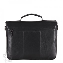 Портфель мужской кожаный 02213Z black Zinimsk
