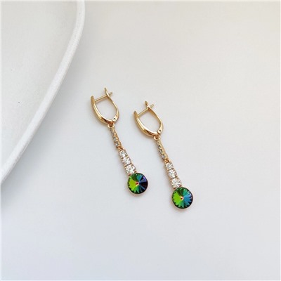 Серьги с кристаллами Swarovski