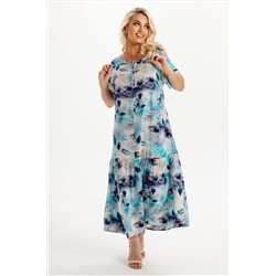 Платье штапель  6147/02/Мультиколор