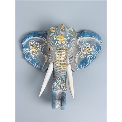 УЦЕНКА Сувенир «Голова слона», 28×26×10.5 см, дерево