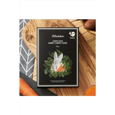JMsolution Успокаивающая тканевая маска с экстрактом моркови / Green Dear Rabbit Carrot Mask, 30 мл KRISTALLER, 1108648