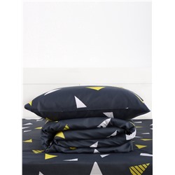 Постельное бельё 1.5-спальное «Экономь и Я», микрофибра 60 г/м², чёрное