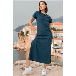 Однотонное женское платье-футболка Happyfox