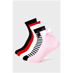 Носки трикотажные для девочек, 5 пар в комплекте PLAYTODAY, 1240239
