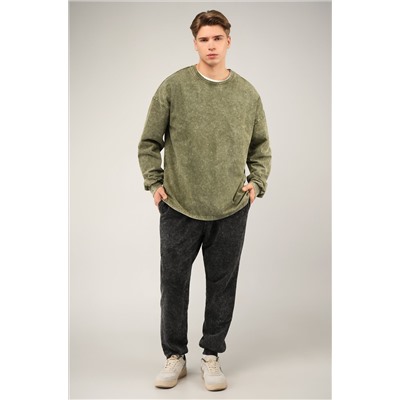 Мужской лонгслив оверсайз Happyfox