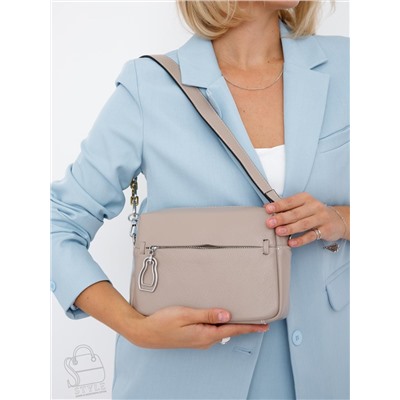 Сумка женская кожаная 2044-9NN beige Natale Navetta в Новосибирске