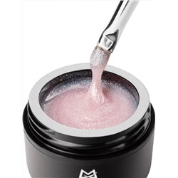 MANITA Гель моделирующий для ногтей с хлопьями юки / Builder Gel Moonlight №06, 15 мл 28229