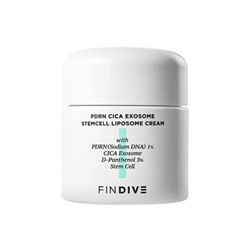 FINDIVE Липосомный крем с ПДРН и центеллой PDRN Cica Exosome Stemcell Liposome Cream
