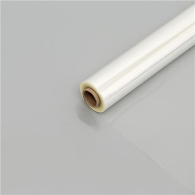 Плёнка для цветов и букетов, прозрачная 0.7×37.5 м, 1000 г, 40 мкм