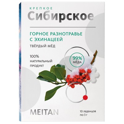Твердый мёд «Горное разнотравье с эхинацеей»