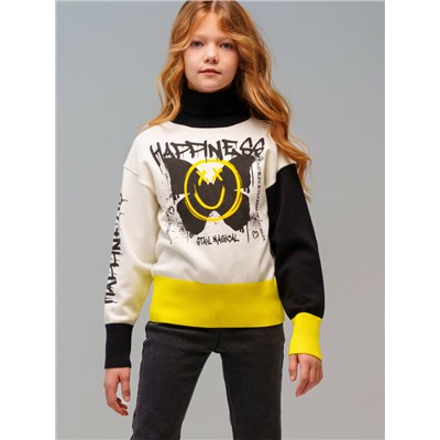 Свитер трикотажный для девочек