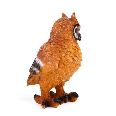 Садовая фигура из полистоуна «Филин», 22×28×42 см