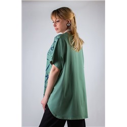 Нарядная футболка, большие размеры, арт.1109