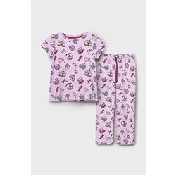 Пижама текстильная для девочек PLAYTODAY, 1239770