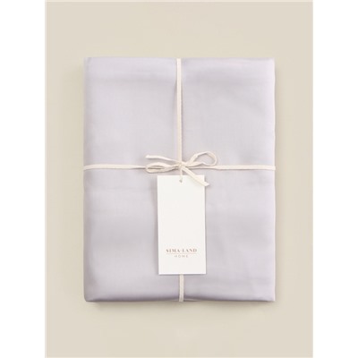 Простыня евро SL Home Tencel, 235×260 см, светло-серая, тенсель