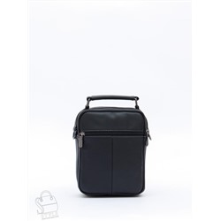 Сумка мужская кожаная 634M black Fuzhiniao в Новосибирске