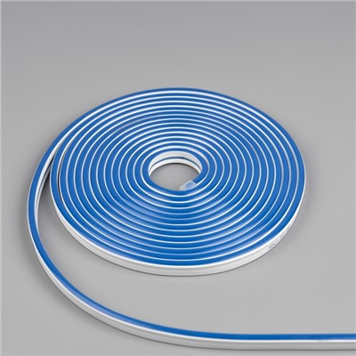 Гибкий неон Luazon Lighting 6×12 мм, IP65, 50 м, SMD2835, 120 LED/м, 12 В, свечение синее