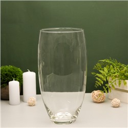 Ваза «Малага», средняя, 3.95 л, h=30 см, d=13.5 см, стекло, прозрачная