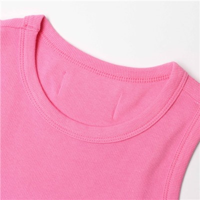 Топ в рубчик женский MIST, onesize, розовый