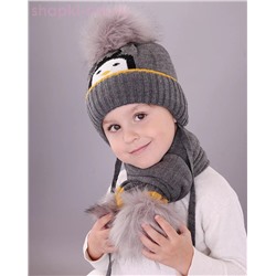 03-60-D Комплект детский (шапка+шарф) (48-50)