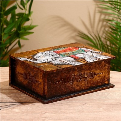 Шкатулка «Слоник», 24×18×9 см