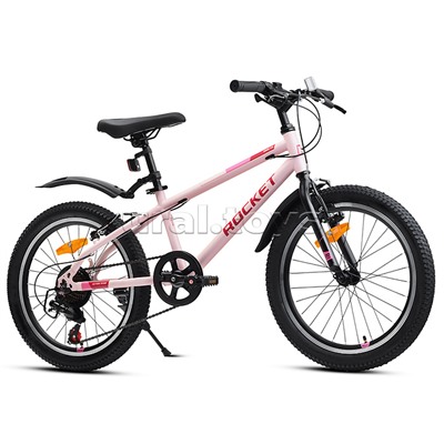 Велосипед 20" Rocket Crux 1.0 , цвет розовый, размер 11"