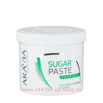 ARAVIA Professional Сахарная паста для депиляции Тропическая средней консистенсии 750гр арт 1016