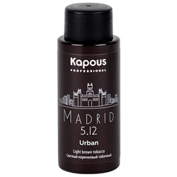 Kapous Полуперманентный жидкий краситель для волос «Urban» LC 5.12 Мадрил 60 мл