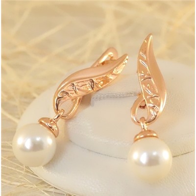 Серьги позолота H01-14614