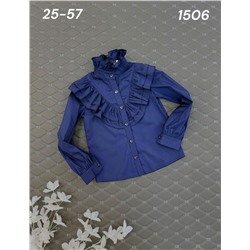 Блузка 1506 синий