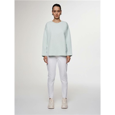 Skinny CONTE CON-647 Белые джинсы slim fit с застежкой на пуговицы