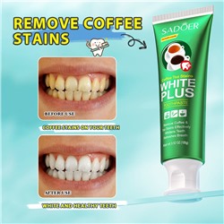 Зубная паста для удаления налета от кофе и чая Sadoer Coffee Tea Stains , 100 гр.