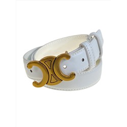 Ремень женский из искусственной кожи , цвет белый