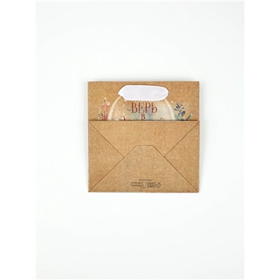 Набор пакетов подарочных новогодних «Верь в чудеса», 3 шт., 14×14×9 см, 22×22×11 см, 30×30×12 см