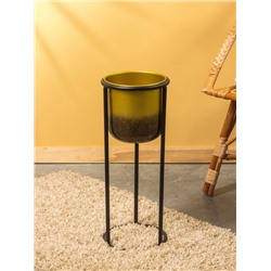 Кашпо на подставке «Арабика», 21×21×53 см, железо