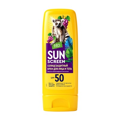Крем для лица и тела солнцезащитный SUN SCREEN 50 SPF, 140 мл