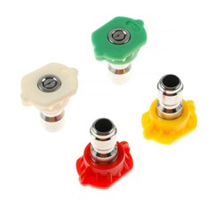 Насадка-распылитель, 0-15-25-40 град, посадочный d=12 мм, набор 4 шт.